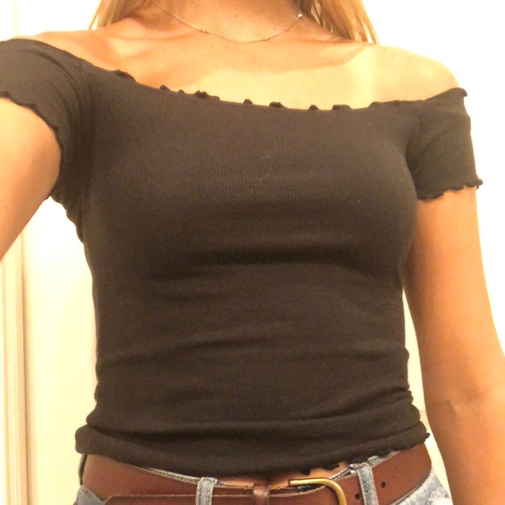 Hollister Black Blouse